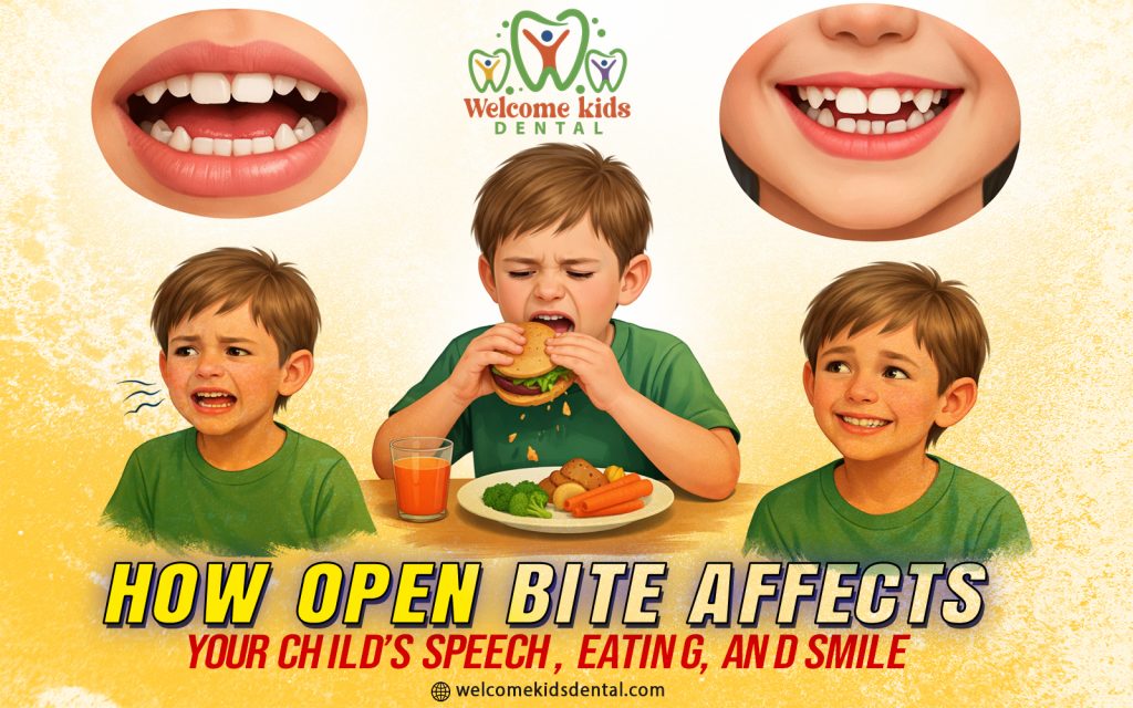 How Open Bite Affects Your Child’s Speech, Eating, and Smile